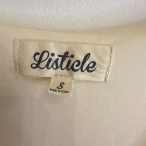 Listicle Swiss Dot Baby Doll dress - Picture 3 of 5